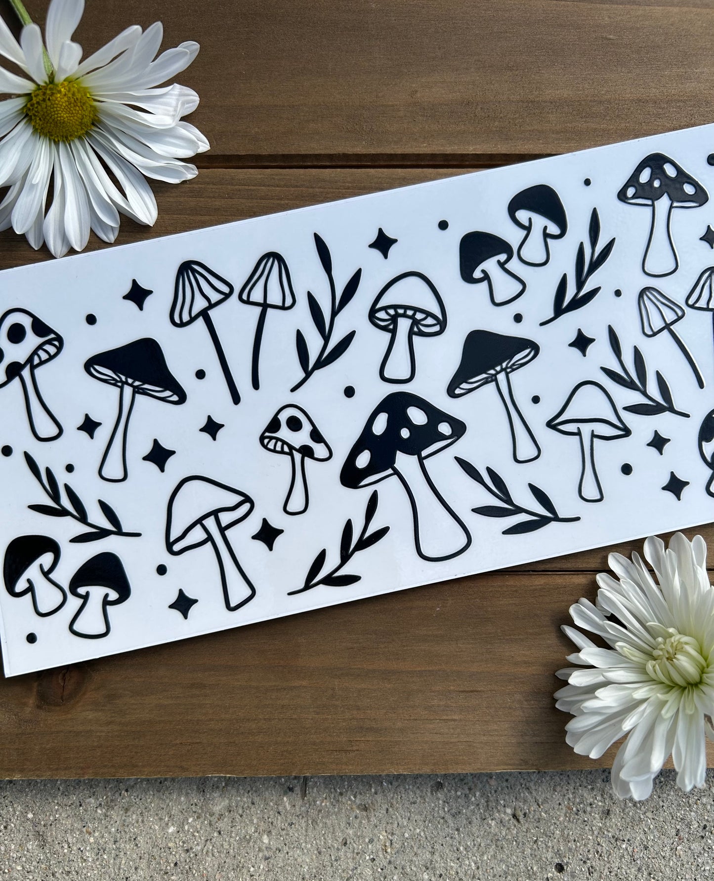 Mushroom decal