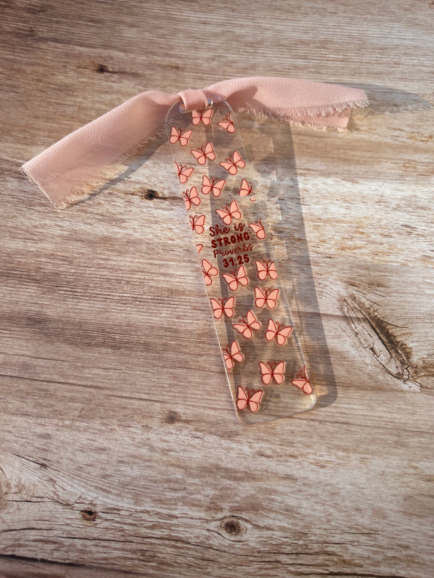 She is strong proverbs bookmark