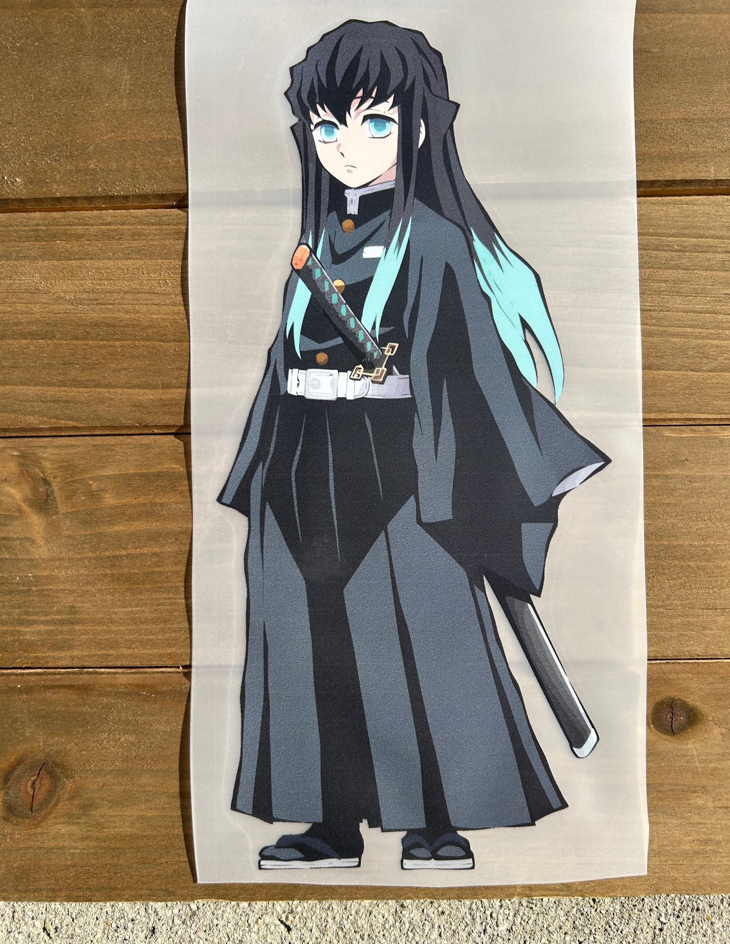 Muichiro DTF Decal