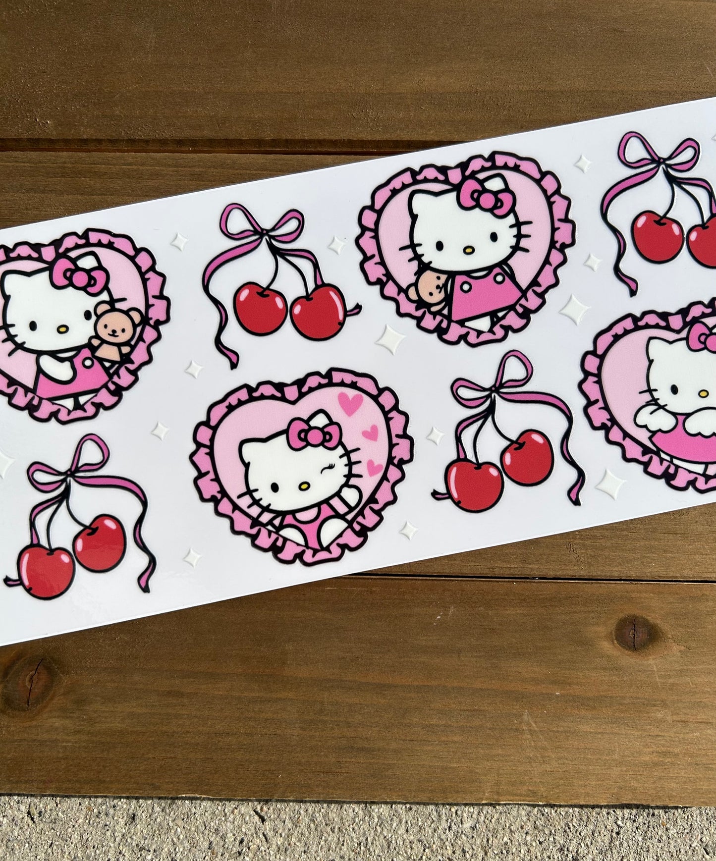 H.K with cherries decal