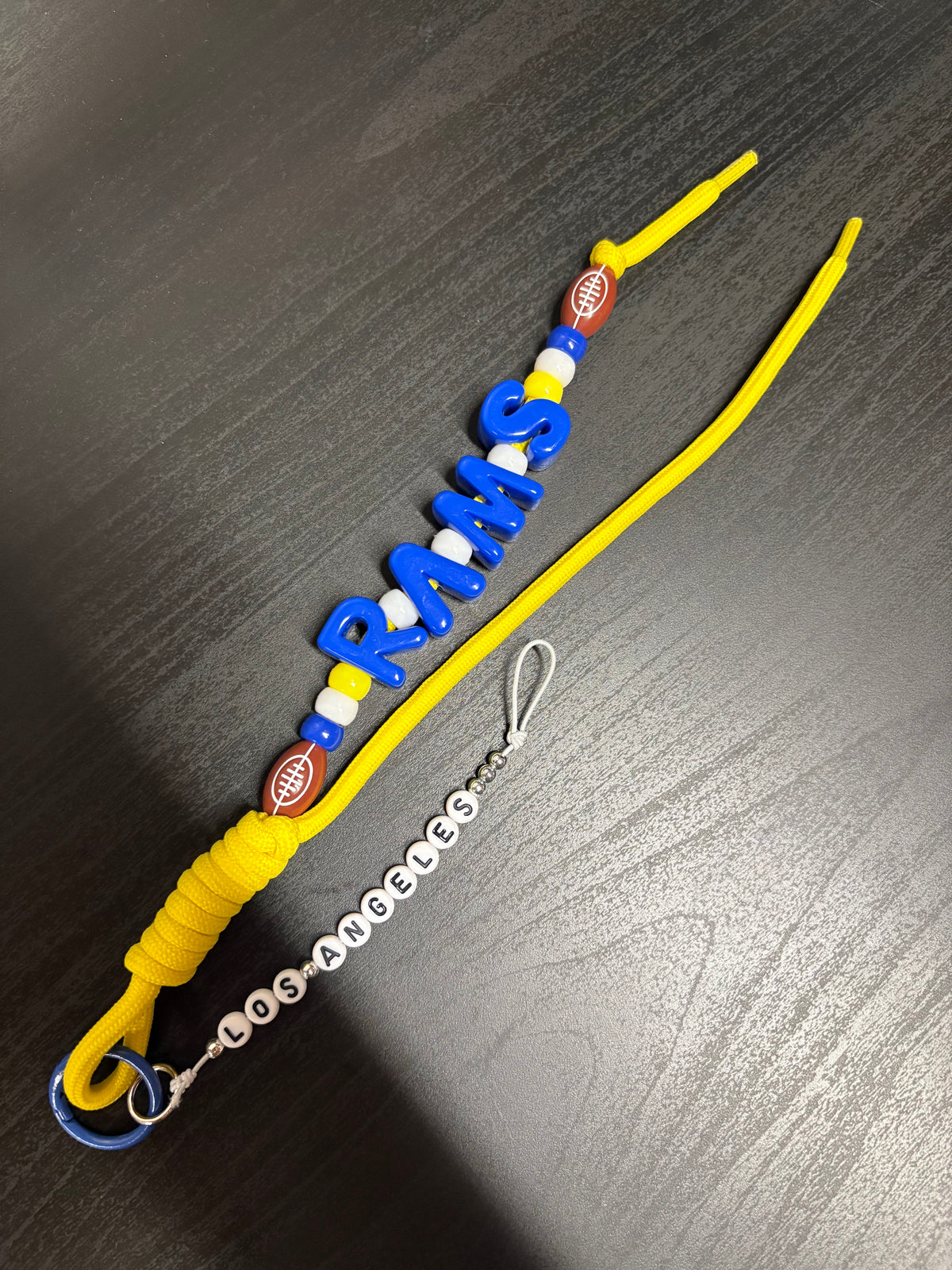 Chunky alphabet keychain