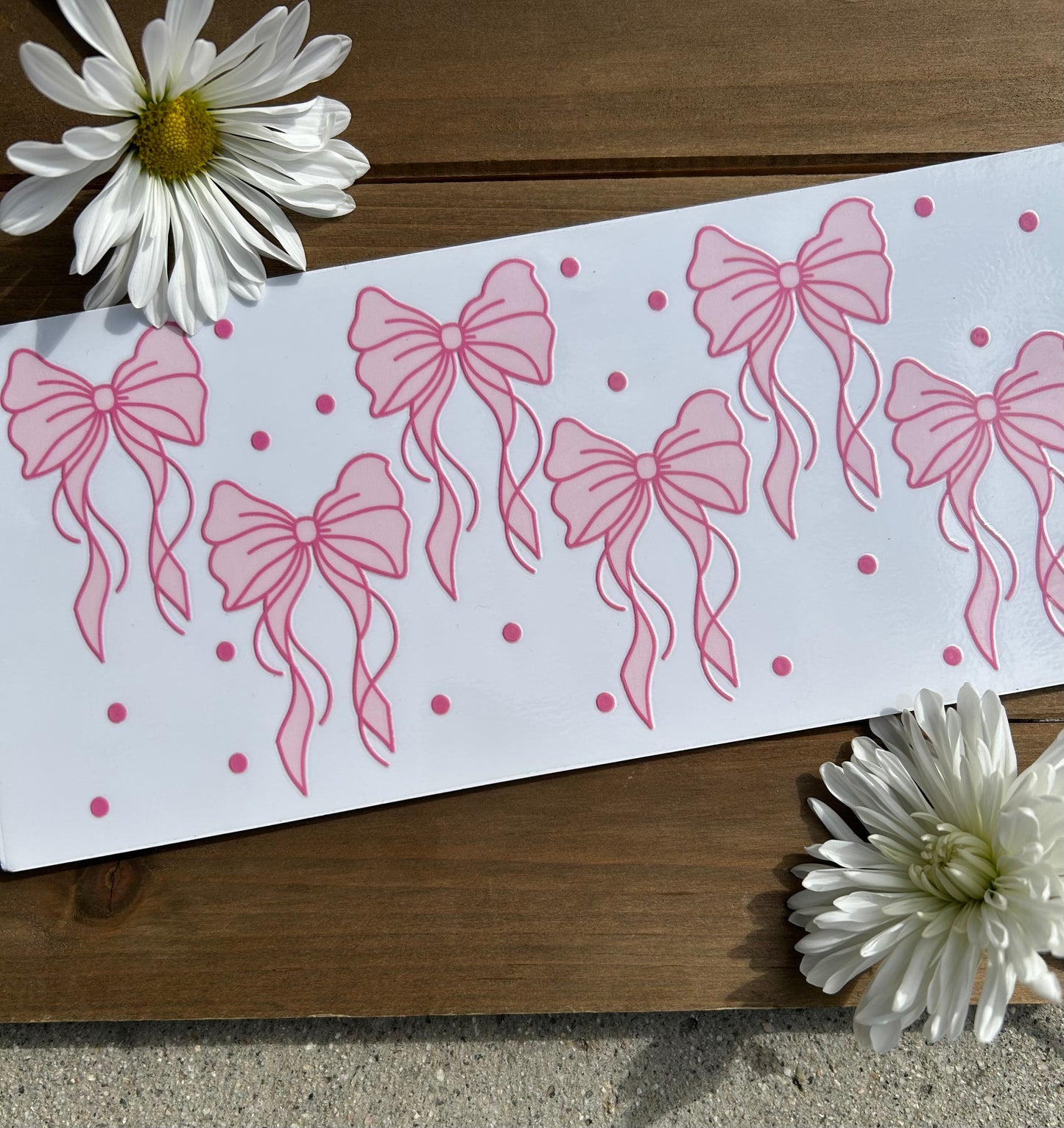 Coquette bow decal