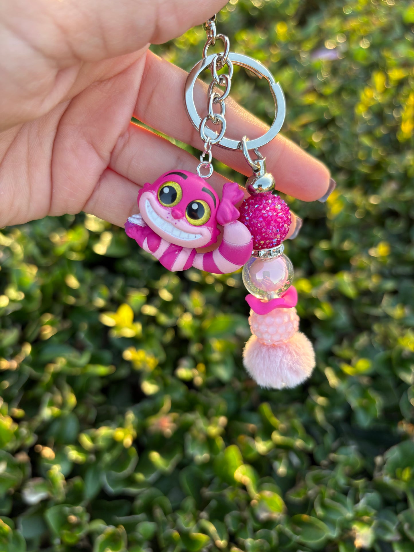 Cheshire keychain